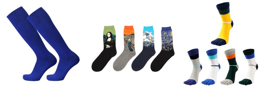 men cotton tube socks